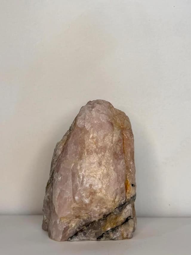 Cuarzo rosa en bruto